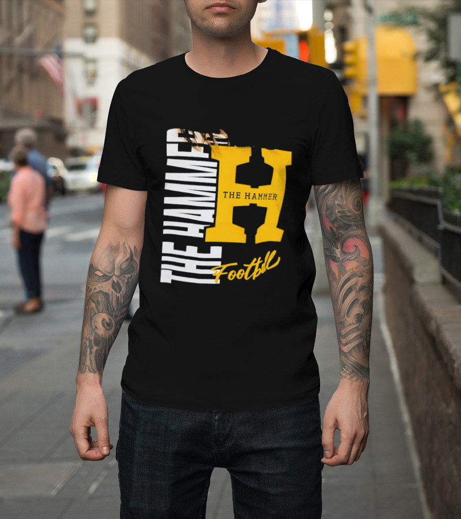 The Hammer H Athletic Football Team T-Shirt