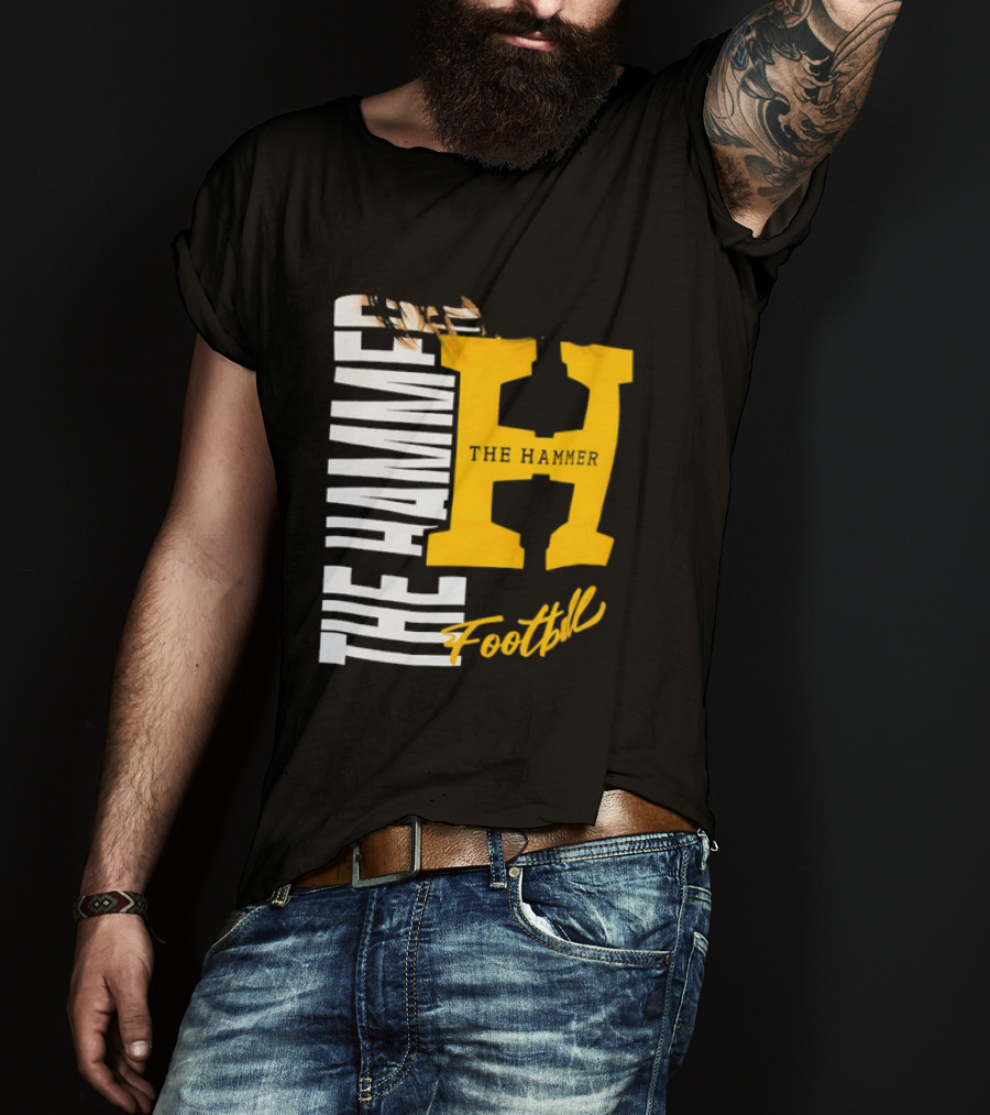 The Hammer H Athletic Football Team T-Shirt