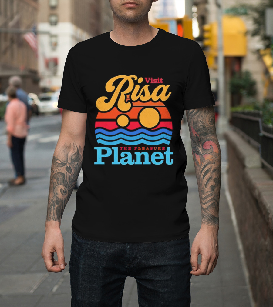 Visit Risa The Pleasure Planet Sci Fi Space Travel Adventure T-Shirt
