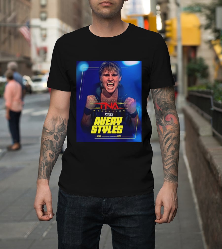 TNA Wrestling Signs Avery Styles Phenomenal Son T-Shirt