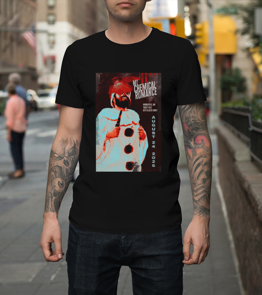 My Chemical Romance Minneapolis MN Target Field August 24 2026 With Sleater Kinney T-Shirt