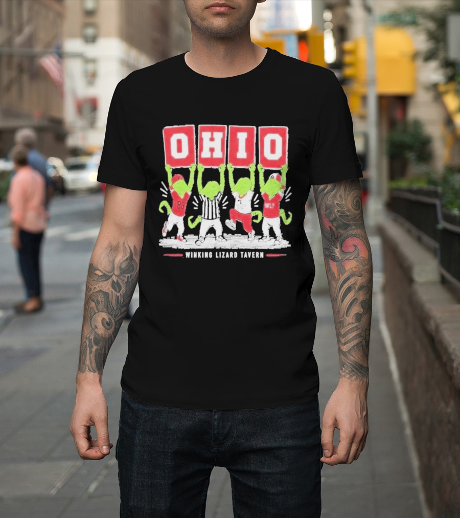 Ohio Winking Lizard Tavern Football Celebration T-Shirt