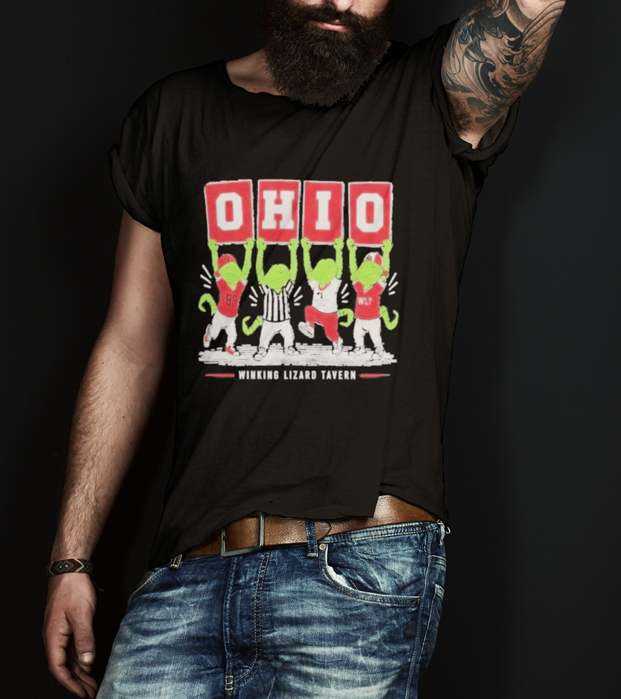 Ohio Winking Lizard Tavern Football Celebration T-Shirt