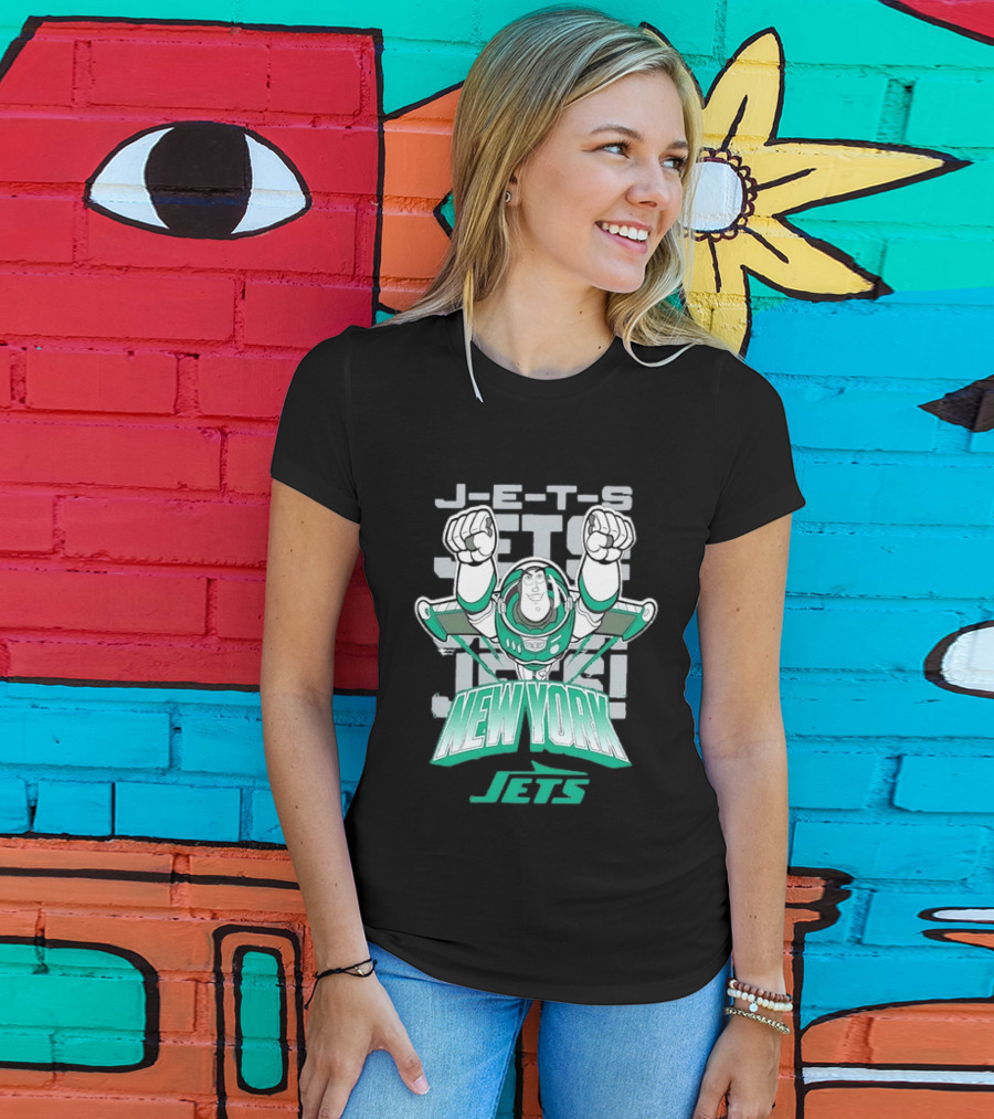 Buzz Lightyear New York J E S Football Team Fan T-Shirt
