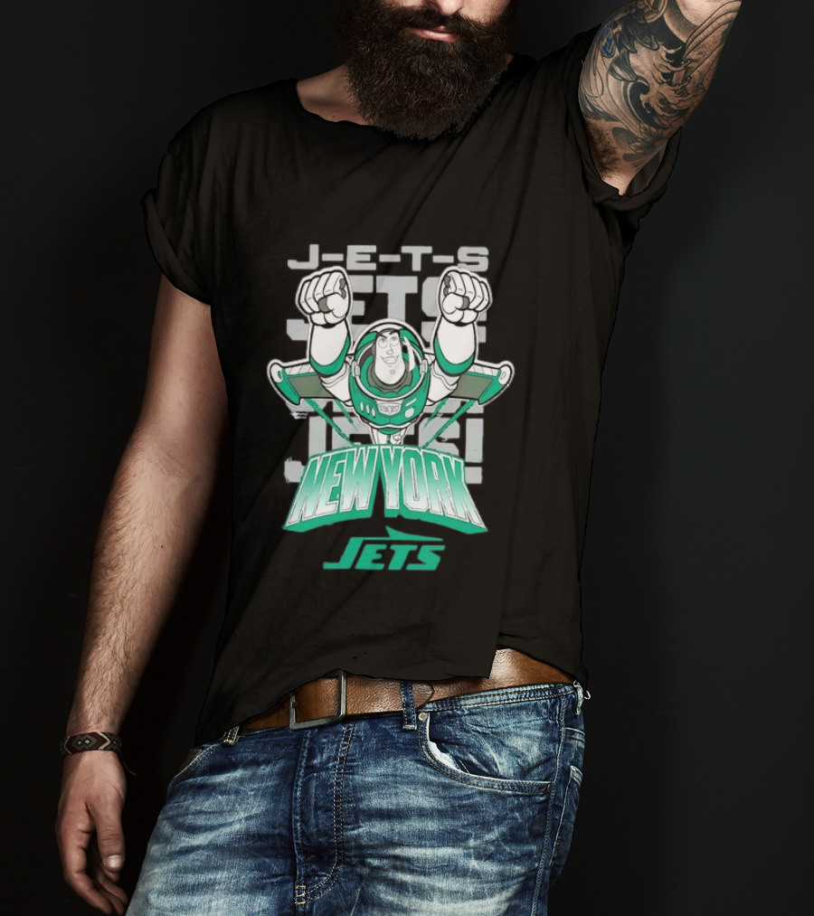 Buzz Lightyear New York J E S Football Team Fan T-Shirt
