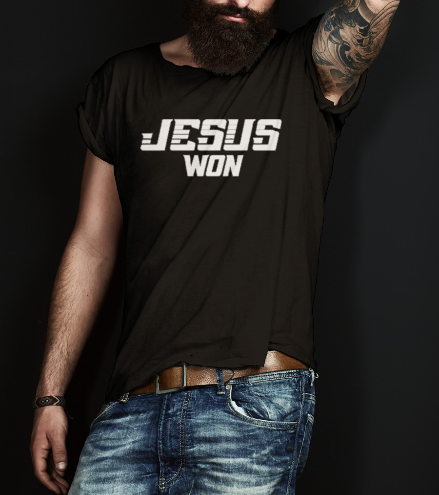 Grand Canyon Baseball Jesus Won Text Christian T-Shirt