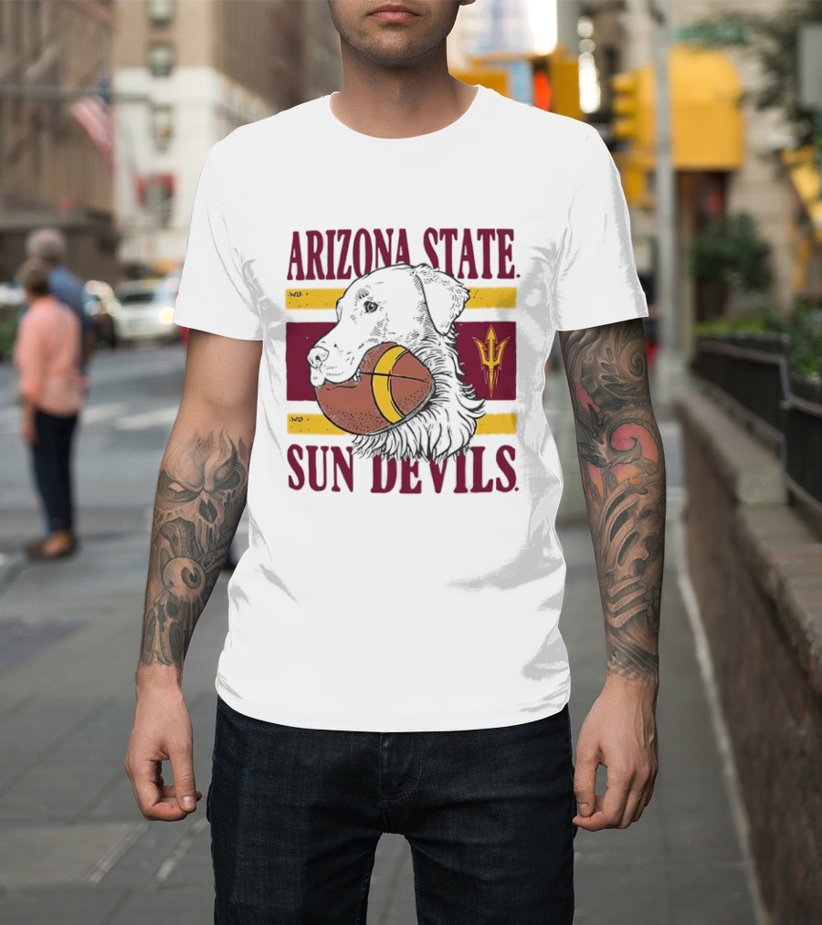 Arizona State Sun Devils Dog Football Team Spirit T-Shirt