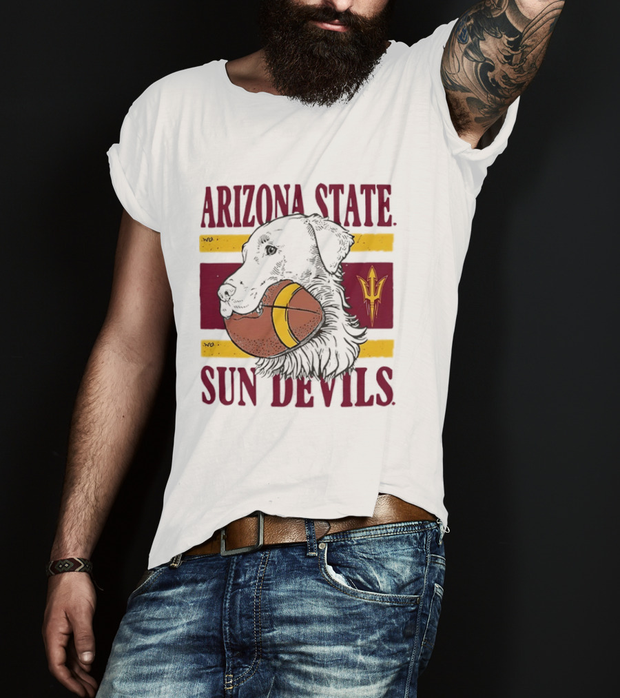 Arizona State Sun Devils Dog Football Team Spirit T-Shirt