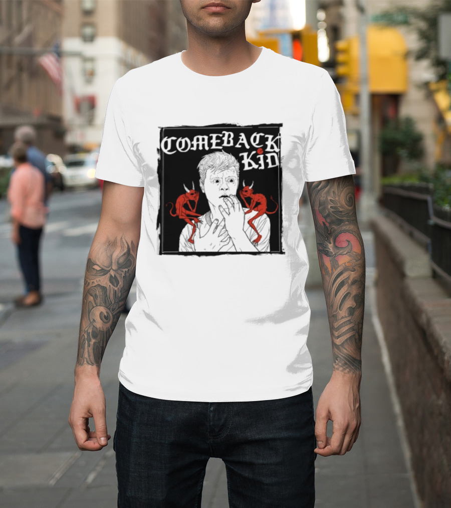 Comeback Kid Grey The Wrong Side Store Unique Artistic T-Shirt