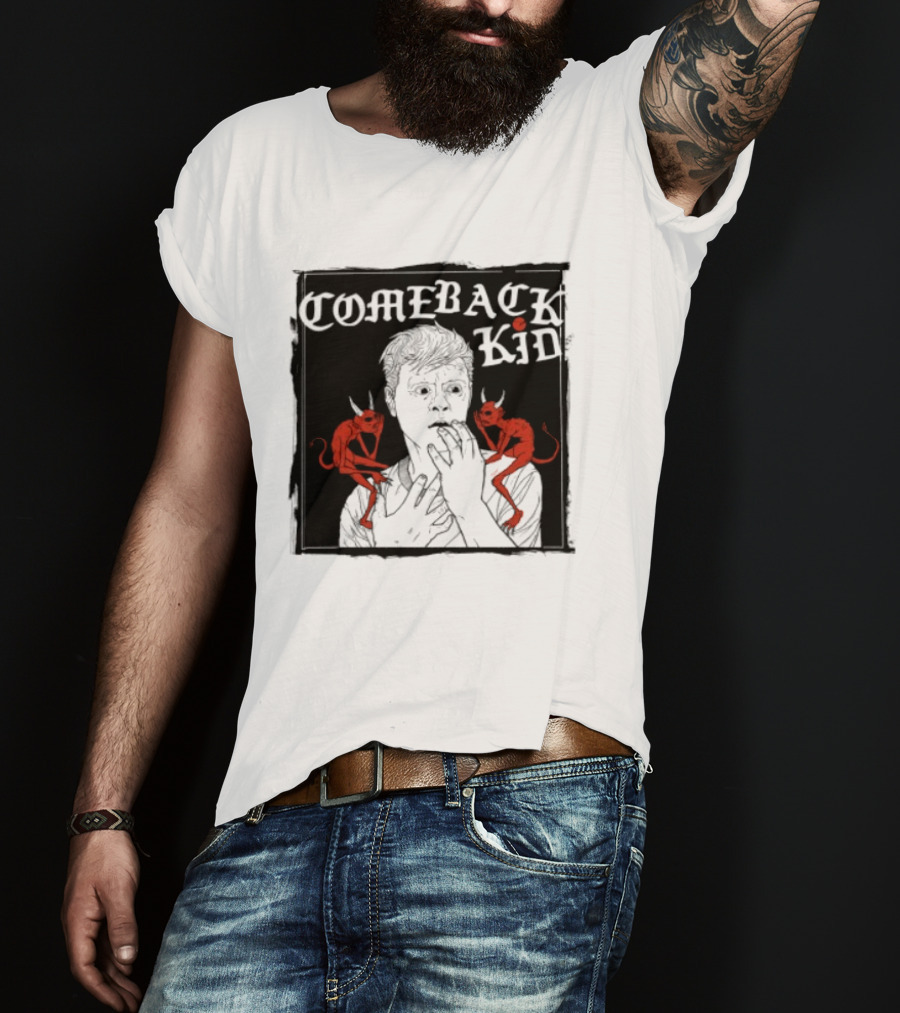 Comeback Kid Grey The Wrong Side Store Unique Artistic T-Shirt