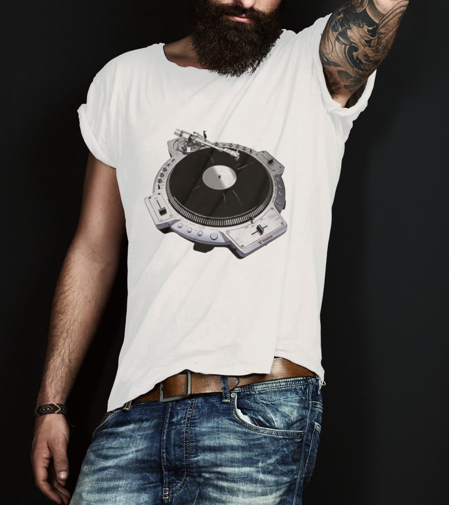 Vestax QFO Turntable Professional DJ Equipment Scratch Mixing T-Shirt