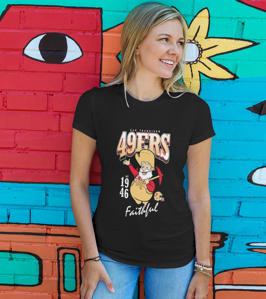 San Francisco 49ers Faithful Est 1946 Sourdough Sam T-Shirt