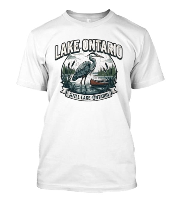 Lake Ontario Still Lake Ontario Great Lakes Canadian Pride T-Shirt