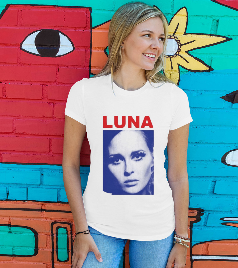 Luna Faye Retro Portrait Image T-Shirt