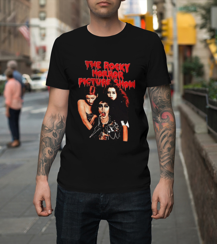 The Rocky Horror Picture Show Dr Frank N Furter Columbia Magenta T-Shirt