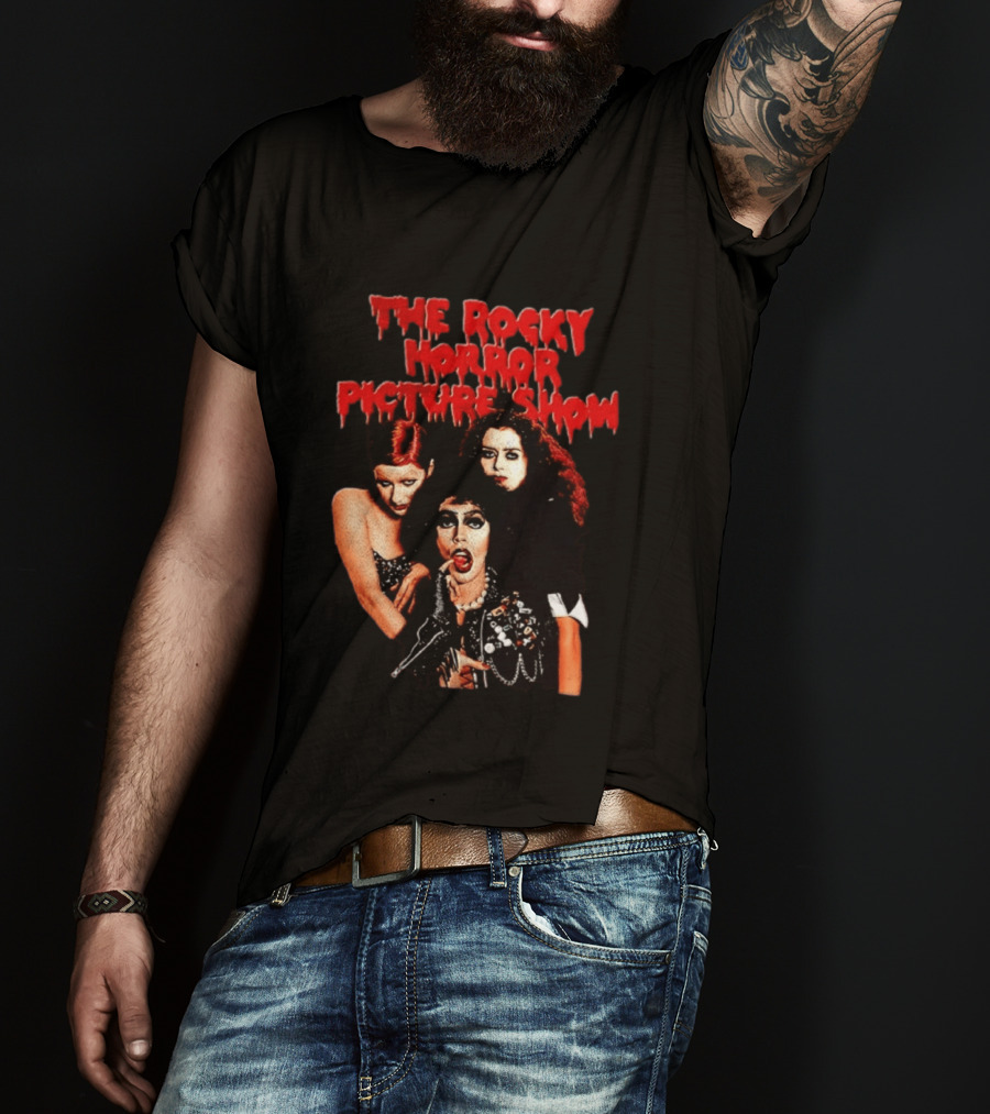 The Rocky Horror Picture Show Dr Frank N Furter Columbia Magenta T-Shirt
