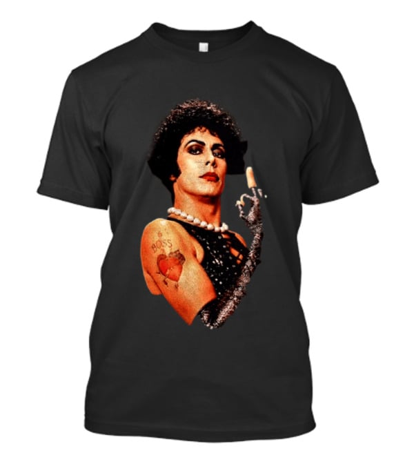 Dr Frank N Furter Rocky Horror Picture Show Boss Heart Tattoo T-Shirt