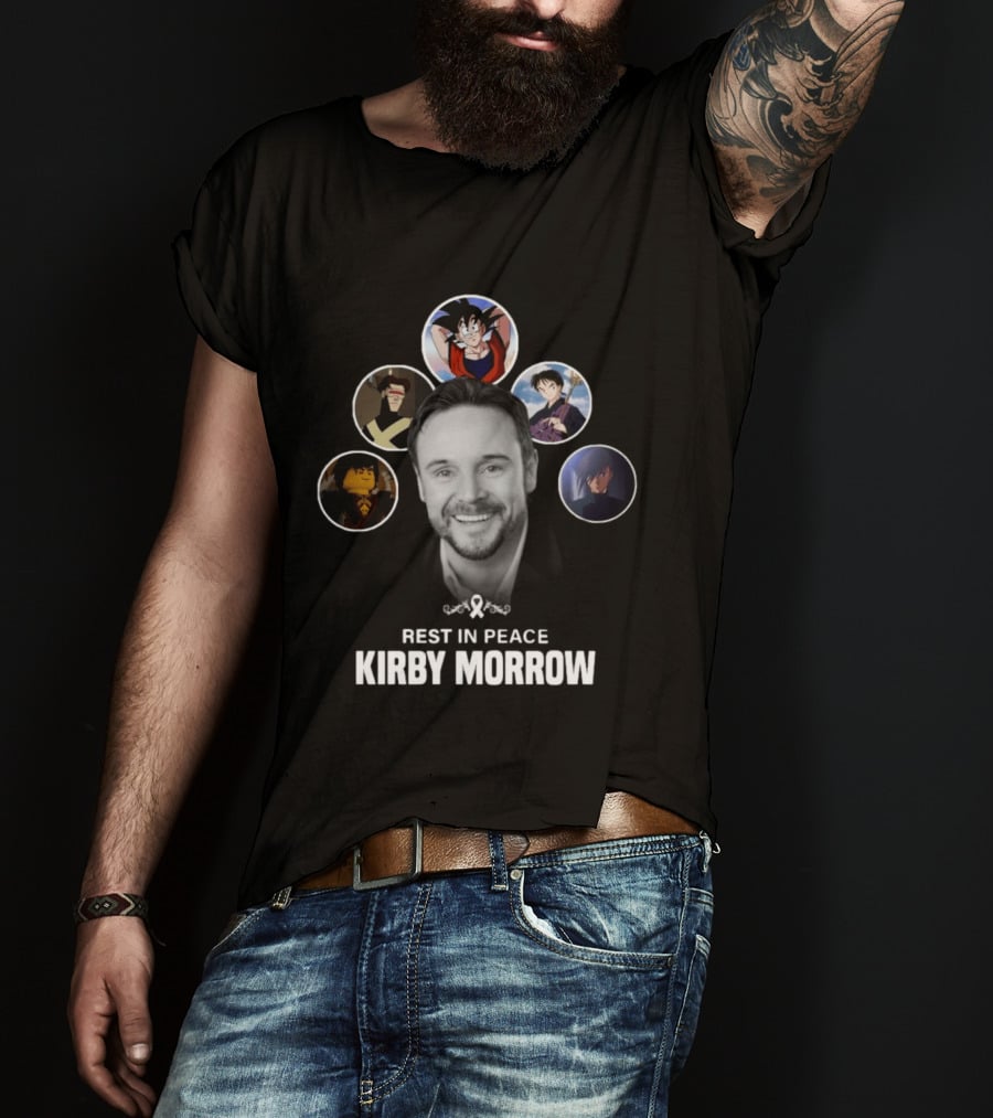 Kirby Morrow Rest In Peace Voice Behind Goku Cyclops Would Have Turned 53 Today T-Shirt