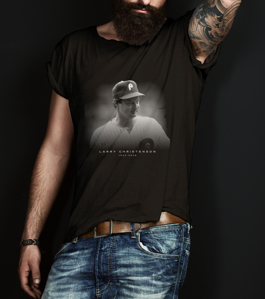 Larry Christenson 1953 2026 Phillies Baseball T-Shirt