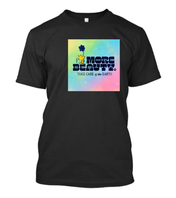 Woodstock More Beauty Care The Earth Peace Sign Balloon Tie Dye T-Shirt