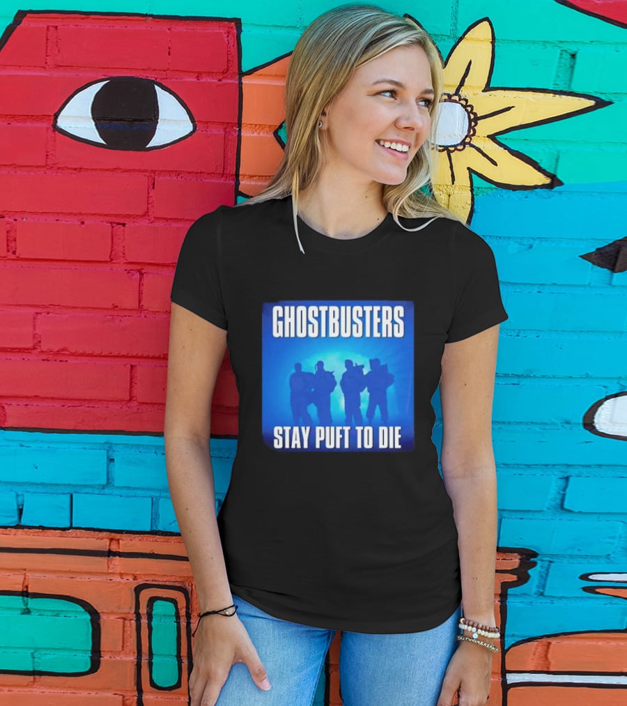 Ghostbusters Stay Puft To Die Marshmallow Man Classic Movie T-Shirt
