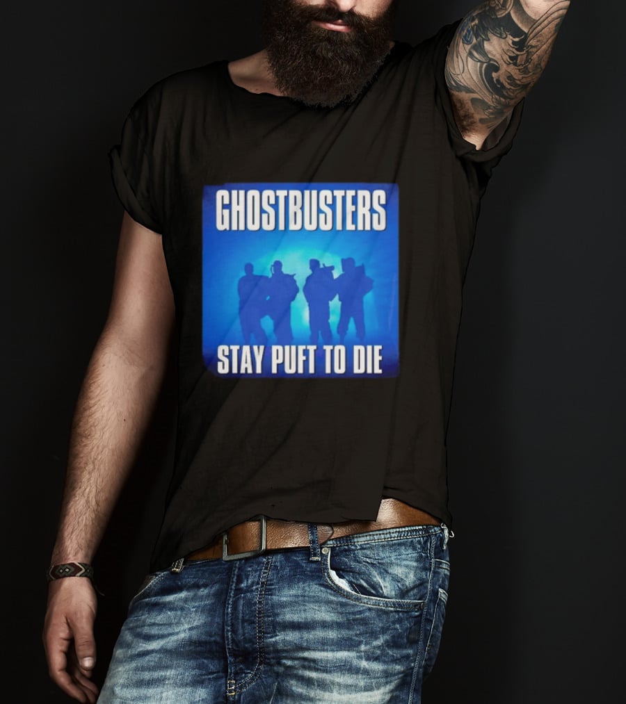 Ghostbusters Stay Puft To Die Marshmallow Man Classic Movie T-Shirt