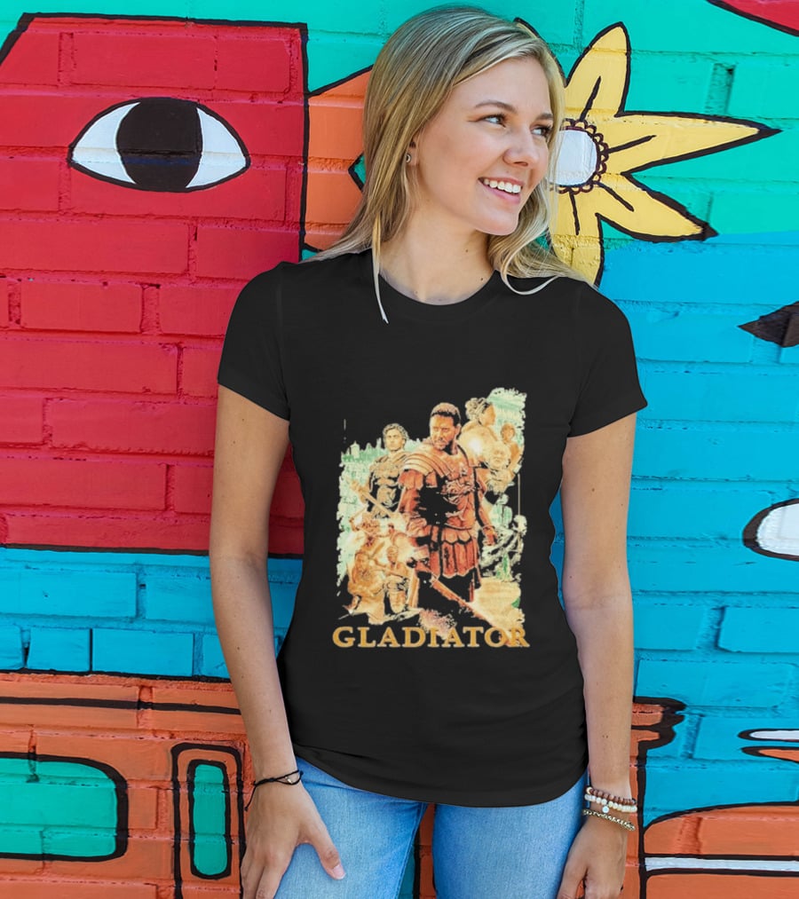 Gladiator Maximus Collage Russell Crowe Roman Warrior Epic T-Shirt