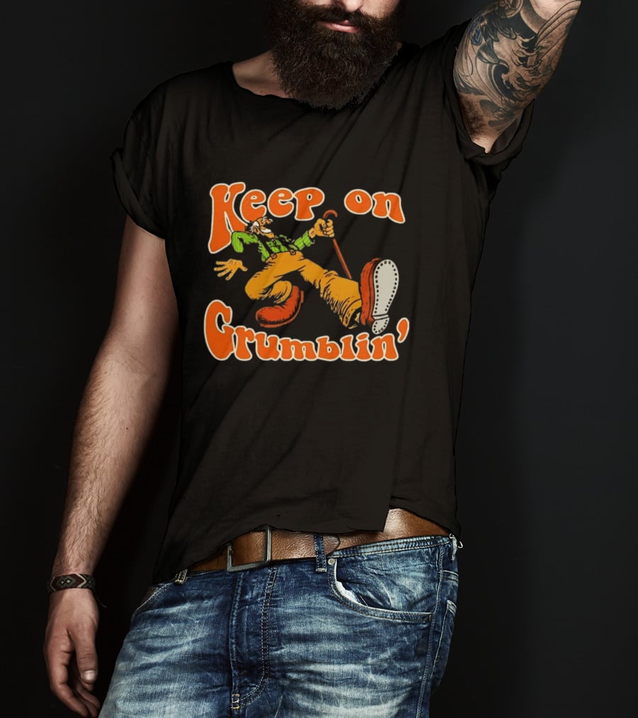 Keep On Grumblin' Cartoon Old Man T-Shirt