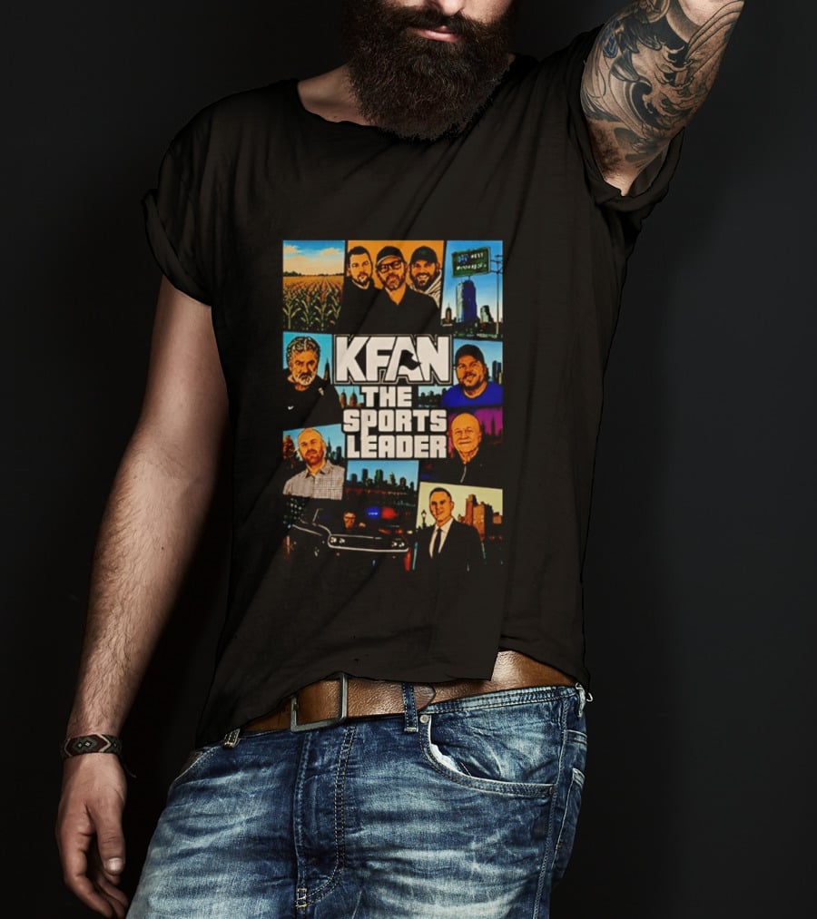 KFAN The Sports Leader Radio Personalities Illustrated T-Shirt