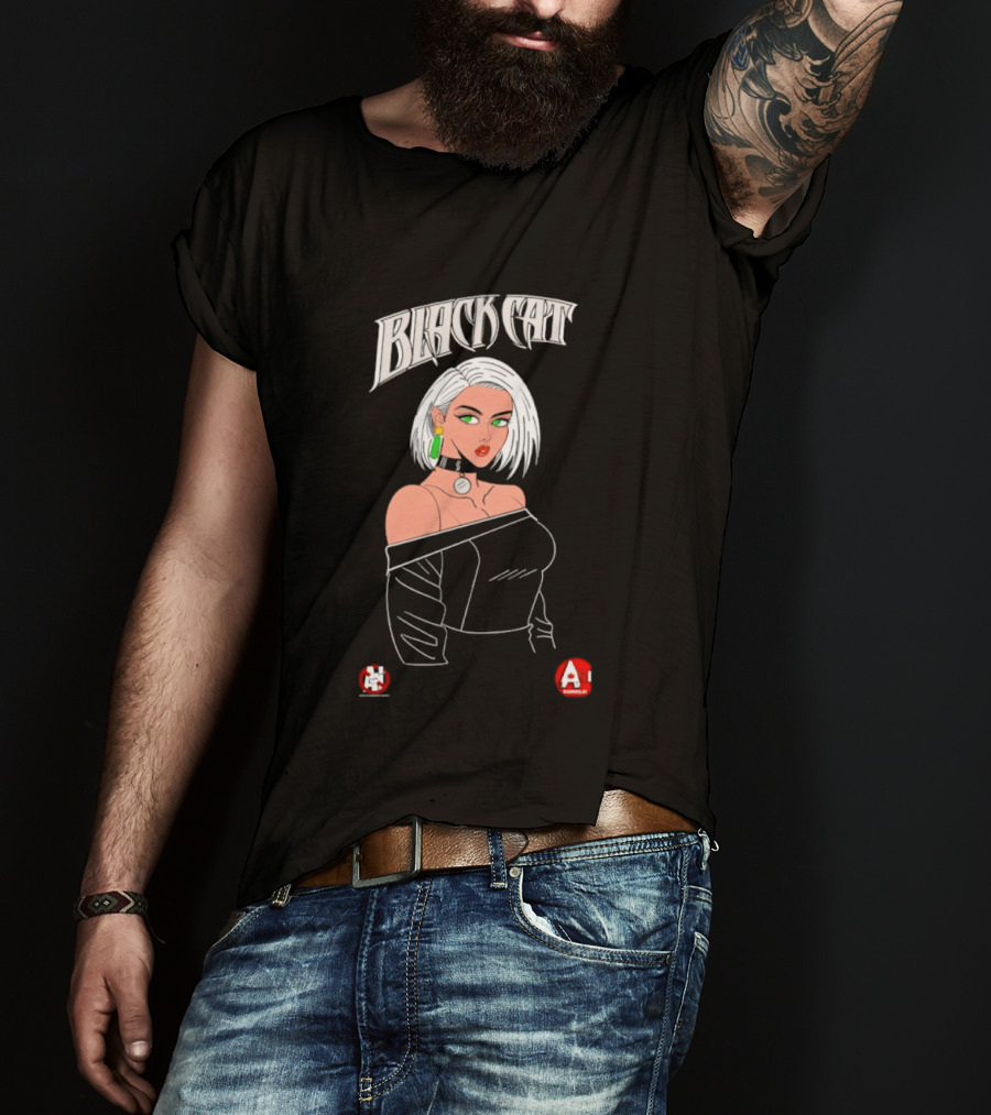 Black Cat Marvel Felicia Hardy Character Comic T-Shirt