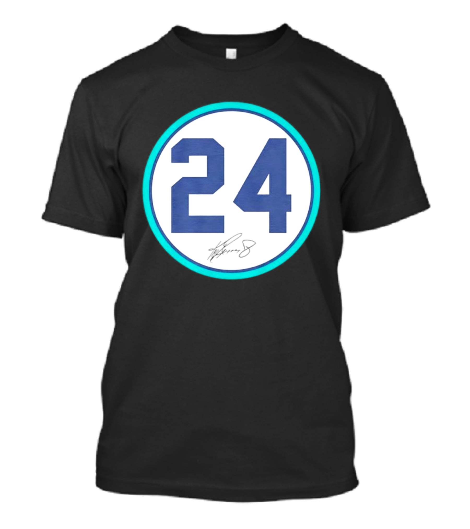 Ken Griffey Jr Number 24 Seattle Mariners Team Jersey Number T-Shirt