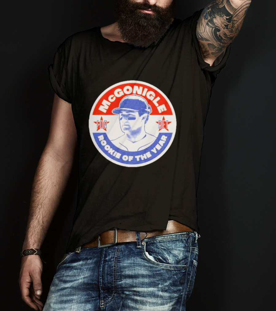 Kevin McGonigle Rookie Of The Year Detroit Baseball Stars T-Shirt