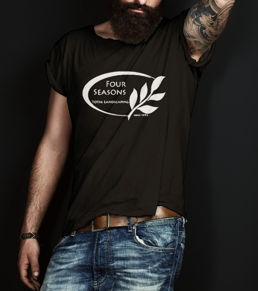 Four Seasons Total Landscaping Since 1992 Leaf T-Shirt