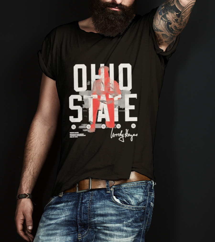 Woody Hayes Ohio State 75th Anniversary T-Shirt