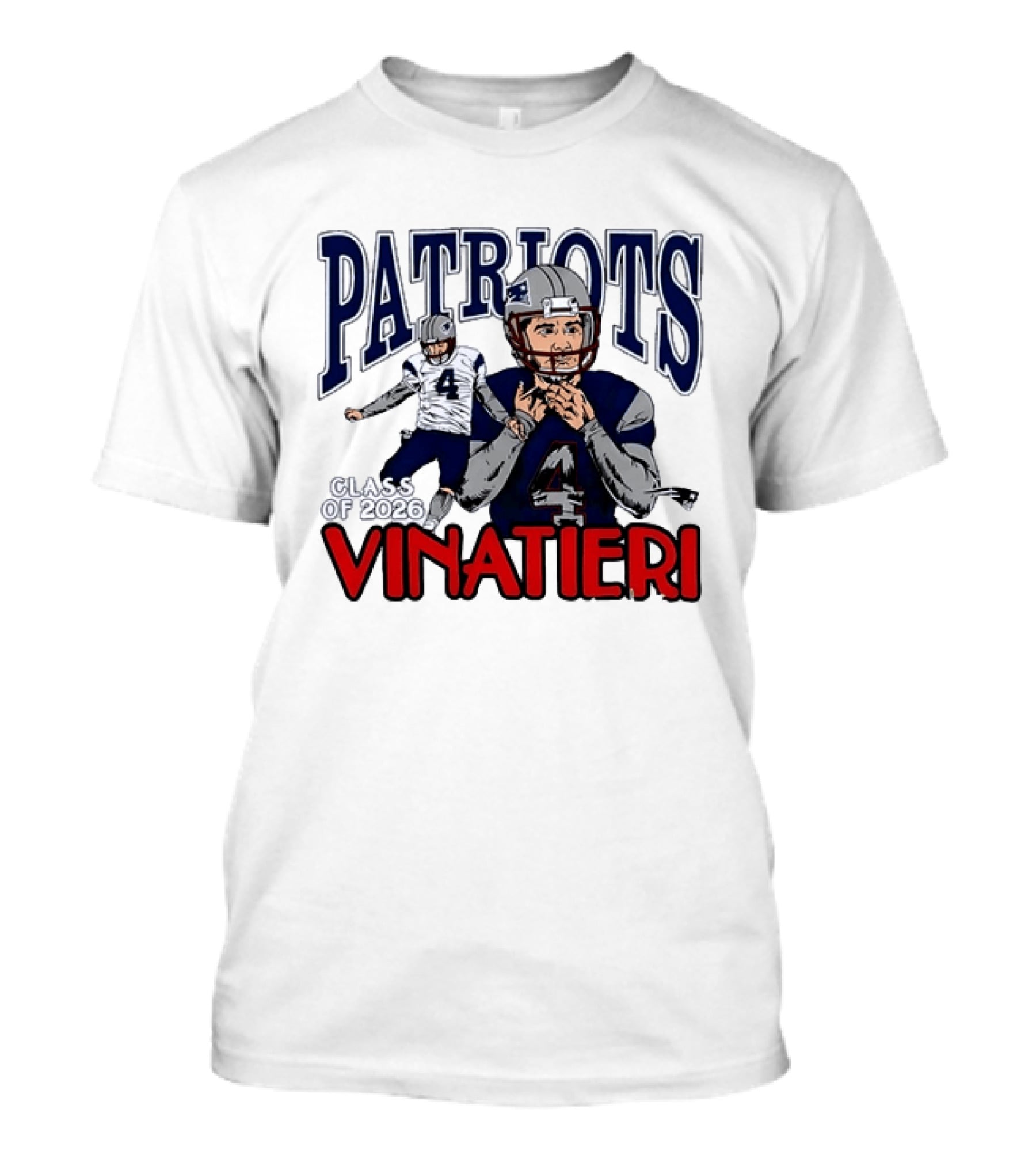 Patriots Vinatieri Class Of 2026 T-Shirt