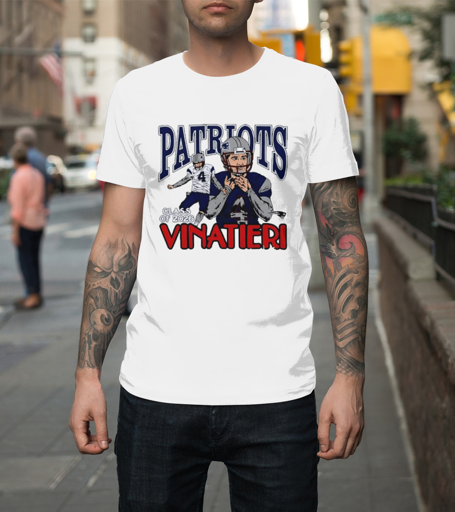 Patriots Vinatieri Class Of 2026 T-Shirt