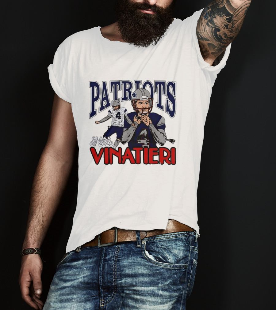 Patriots Vinatieri Class Of 2026 T-Shirt