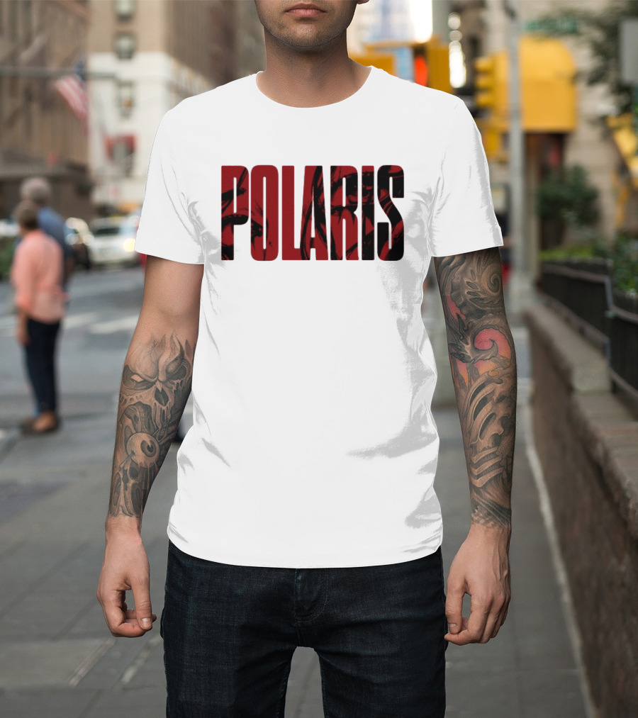 Armada Store Polaris Extermination Graphic Red And Black T-Shirt