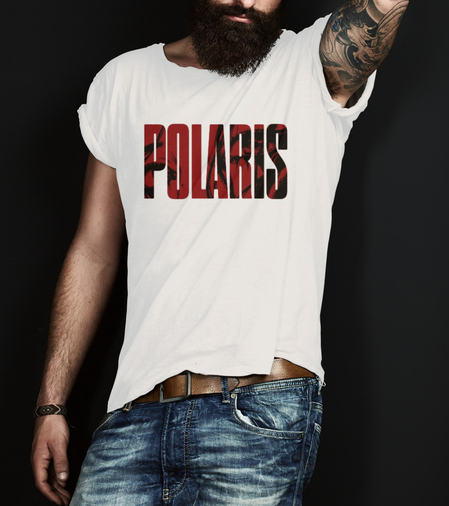 Armada Store Polaris Extermination Graphic Red And Black T-Shirt