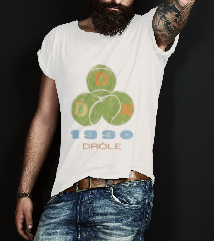 Droles De Monsieur 1990 DDM Tennis Balls T-Shirt