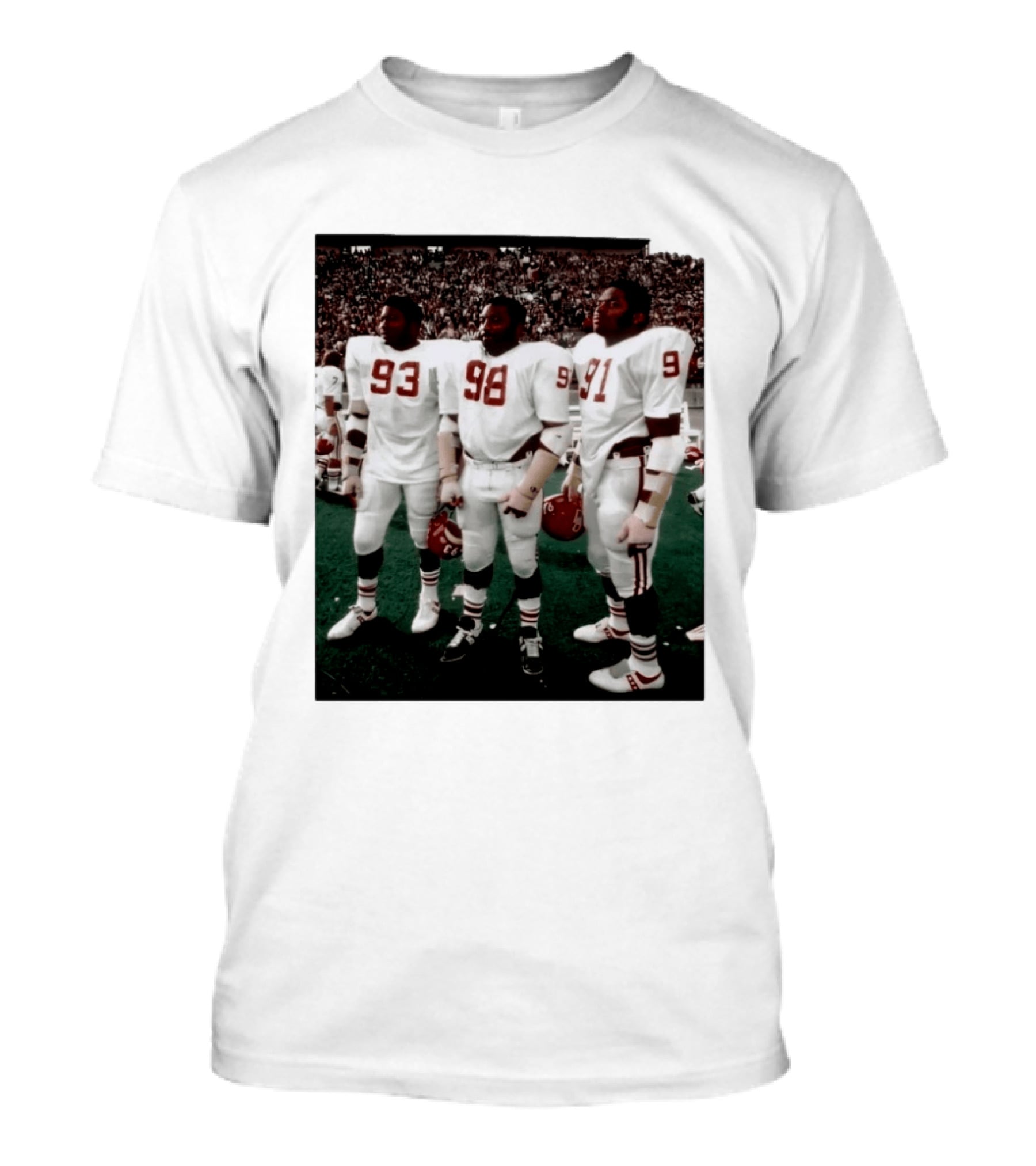 Oklahoma Sooners Football Players 93 98 91 On Field Sports Team Fan Gear T-Shirt