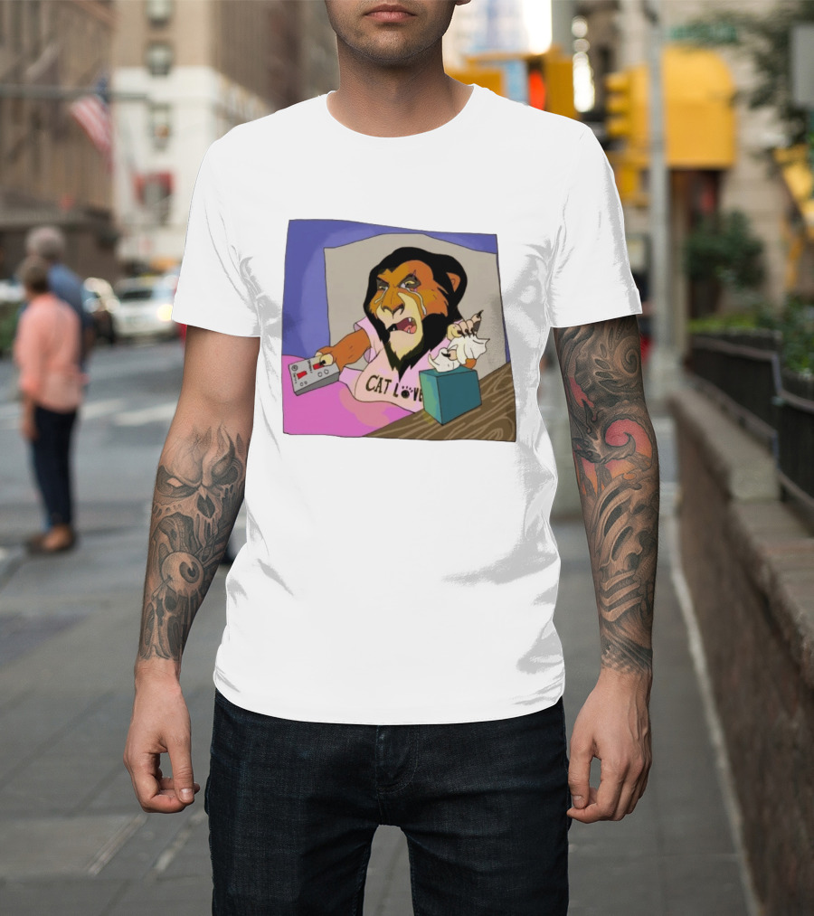 Scar From The Lion King Cat Love Scar Tissue Humor Meme T-Shirt