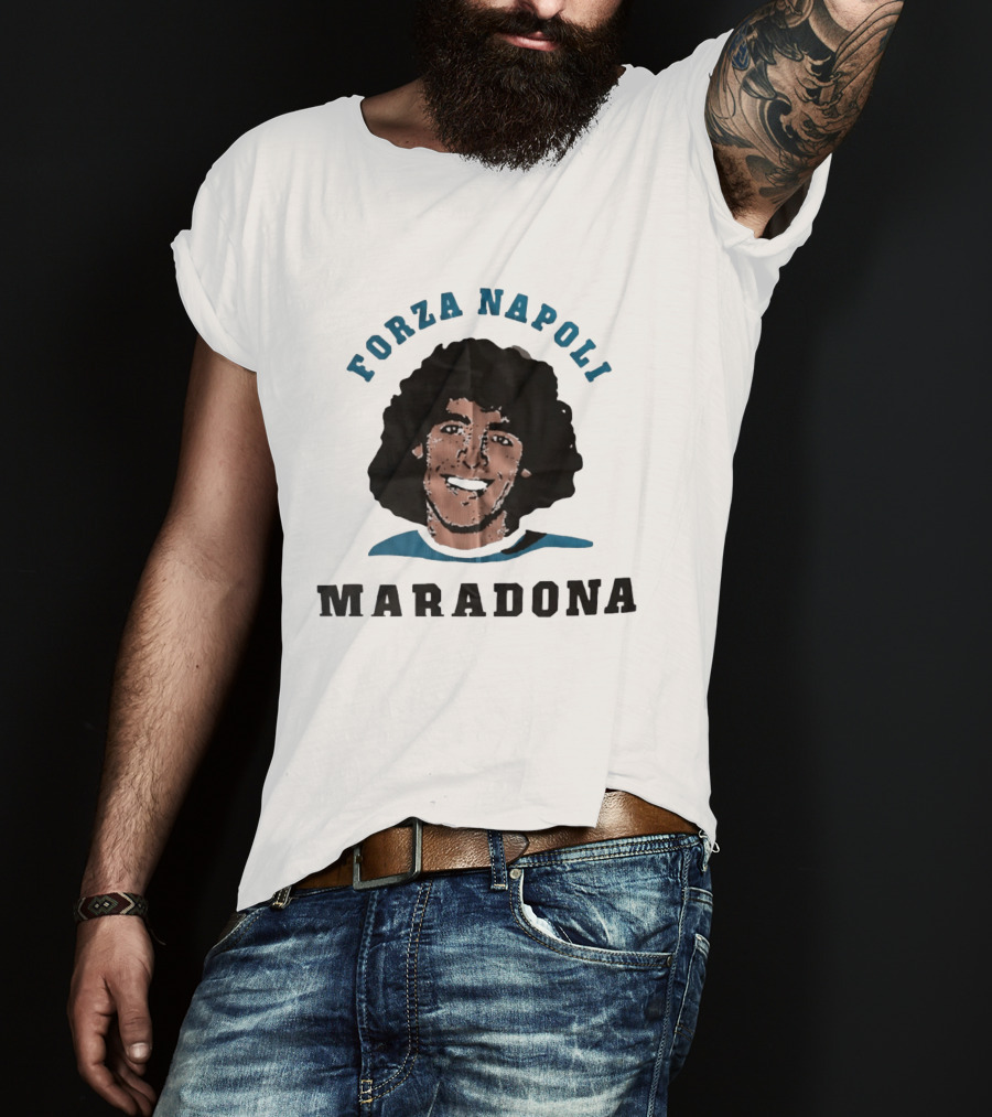 Forza Napoli Maradona Football Legend T-Shirt