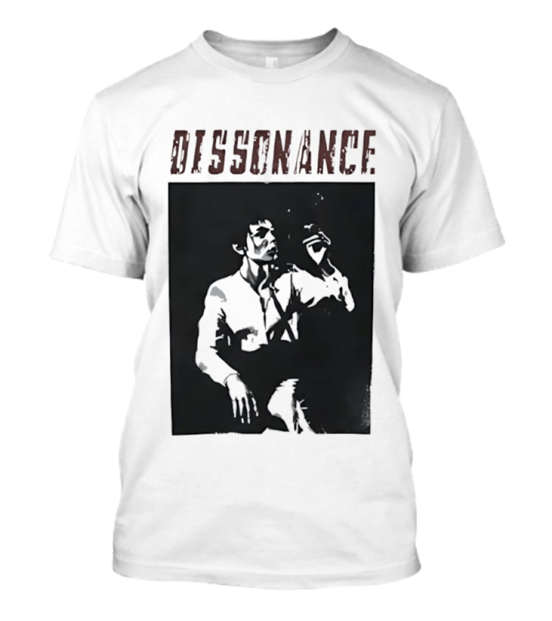 Dissonance Bruce Lee Distressed T-Shirt