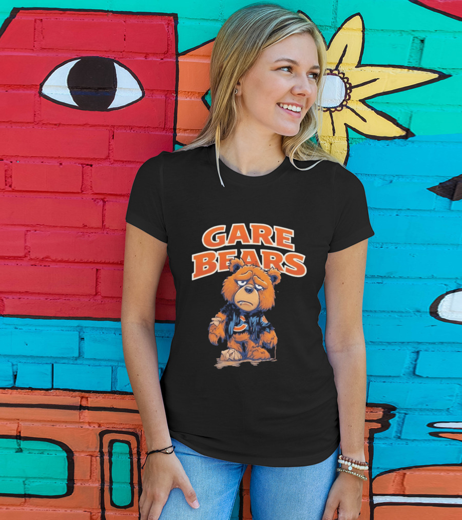 Gare Bears Sad Bear Chicago Bears Football T-Shirt