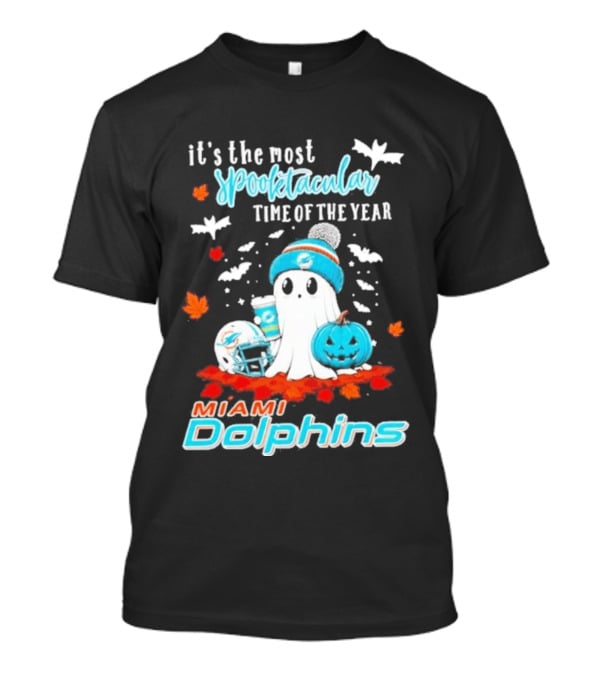 Miami Dolphins Halloween 2026 Most Spooktacular Time Of The Year T-Shirt