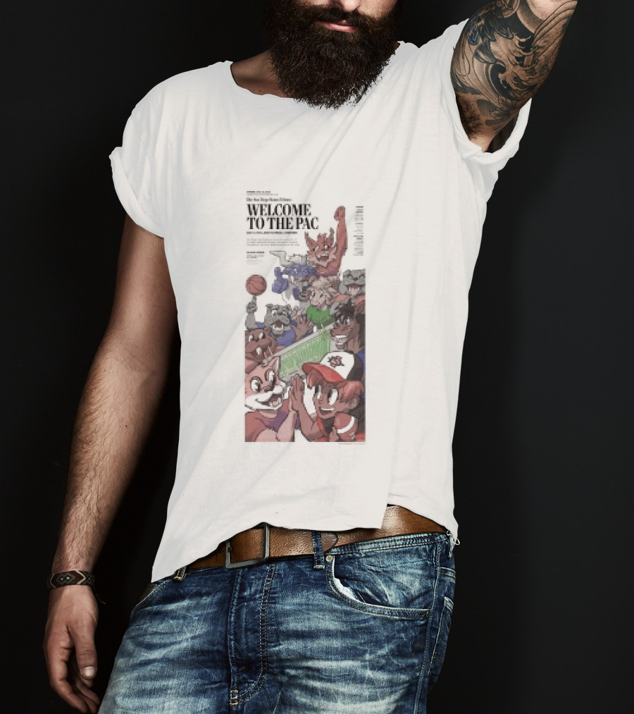Welcome To The Pac San Diego State Aztecs College Football Preview Balloon Fiesta T-Shirt