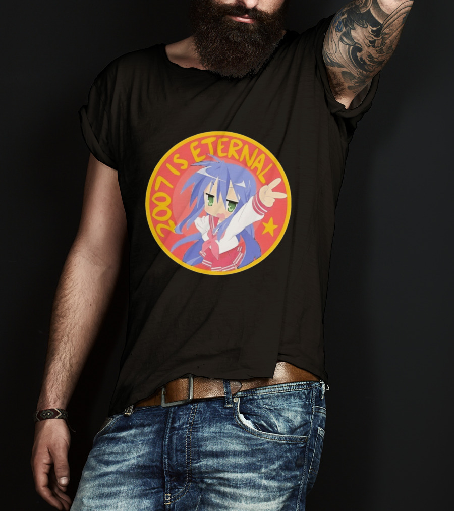 Konata Izumi 2007 Is Eternal Lucky Star Anime T-Shirt