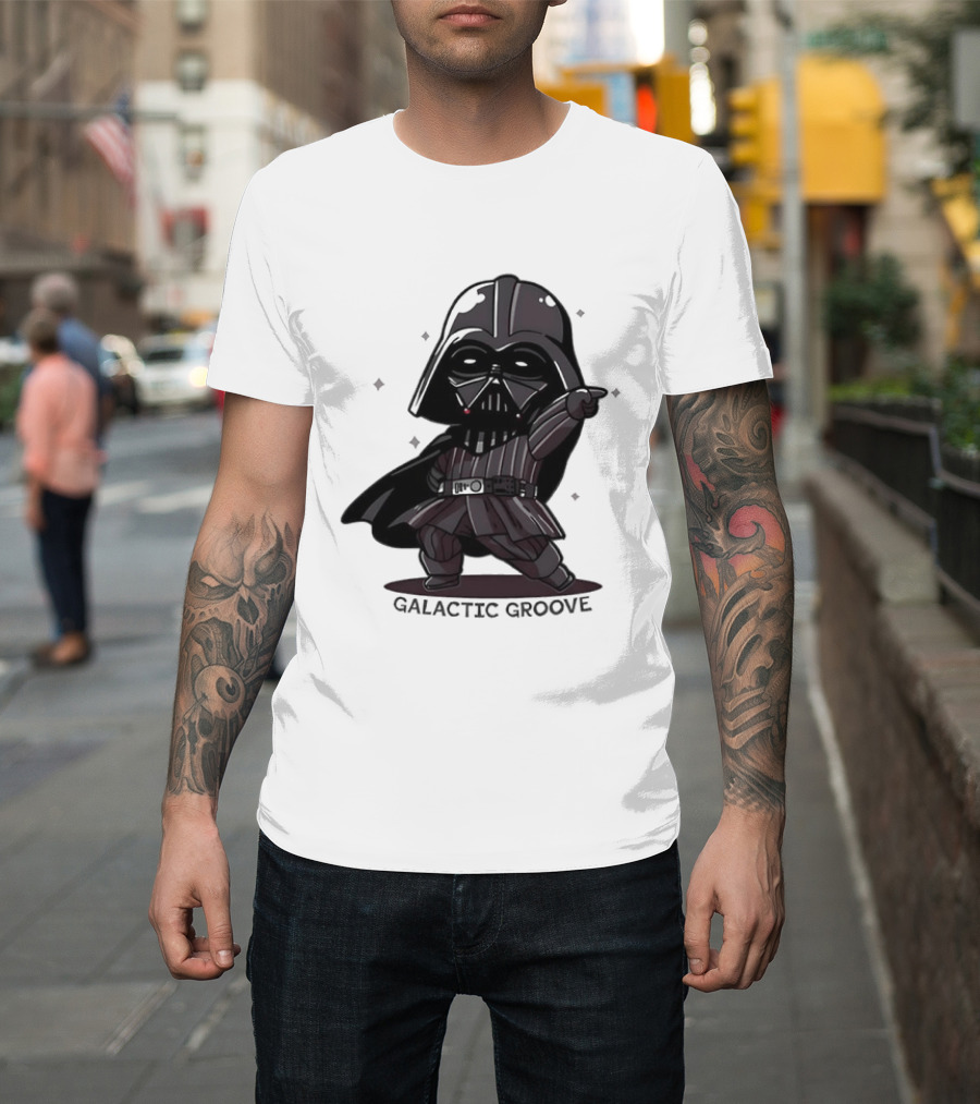 Star Wars Darth Vader Galactic Groove Chibi T-Shirt