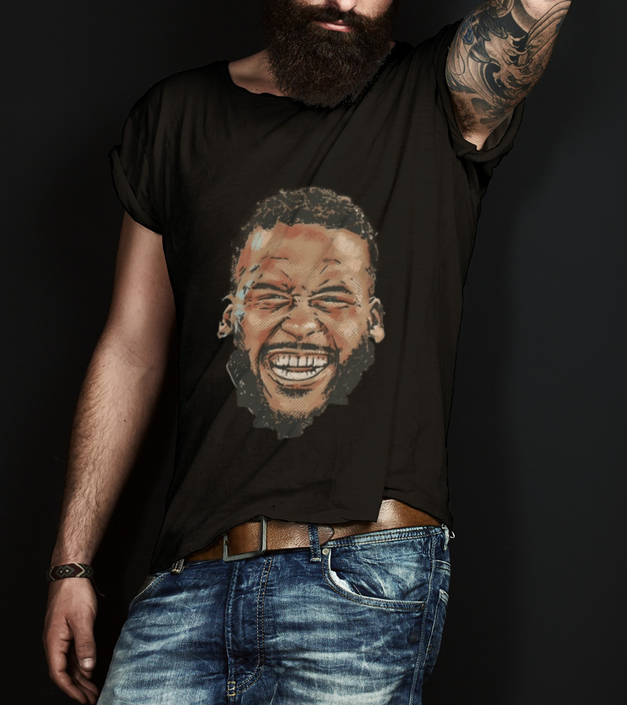 Aaron Donald 99 Halftone Stylized Caricature T-Shirt